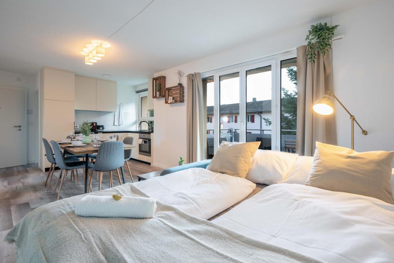 Moderne Wohnung Mit Parkplatz - Top Floor Ostermundigen Buitenkant foto